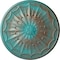 Ekena Millwork Artis Ceiling Medallion, Hand-Painted Copper Green Patina, 27 1/8"OD x 2 5/8"P CM27ARCGS - alternate 1